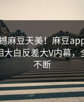 刚刚震撼麻豆天美！麻豆app官网版独家真相大白反差大V内幕，全网热议不断