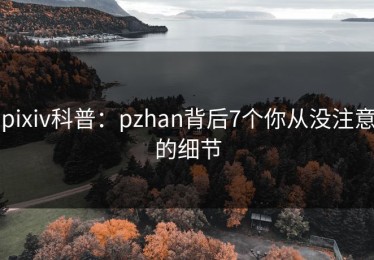 pixiv科普：pzhan背后7个你从没注意的细节