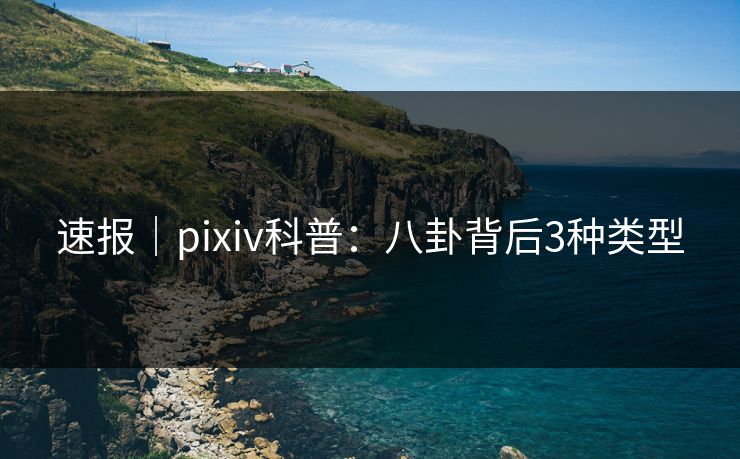 速报｜pixiv科普：八卦背后3种类型